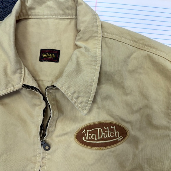 Mens Von Dutch Zip Up Jacket Size M - Runs Large - Picture 2 of 10
